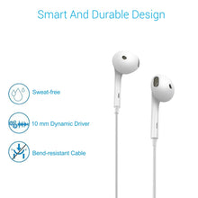 Load image into Gallery viewer, Portronics Conch Beta in-Ear Wired Earphone, 1.2m Tangle Free Cable, in-Line Mic, Noise Isolation 3.5mm Aux Port and High Bass, for All Android &amp; iOS Devices