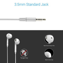 Load image into Gallery viewer, Portronics Conch Beta in-Ear Wired Earphone, 1.2m Tangle Free Cable, in-Line Mic, Noise Isolation 3.5mm Aux Port and High Bass, for All Android &amp; iOS Devices